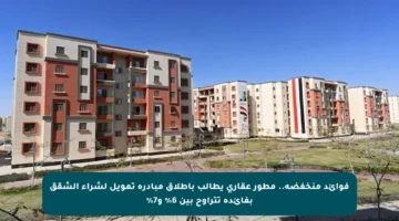 فوائد منخفضة.. مطور عقاري يطالب بإطلاق مبادرة تمويل لشراء الشقق بفائدة تتراوح بين 6% و7%